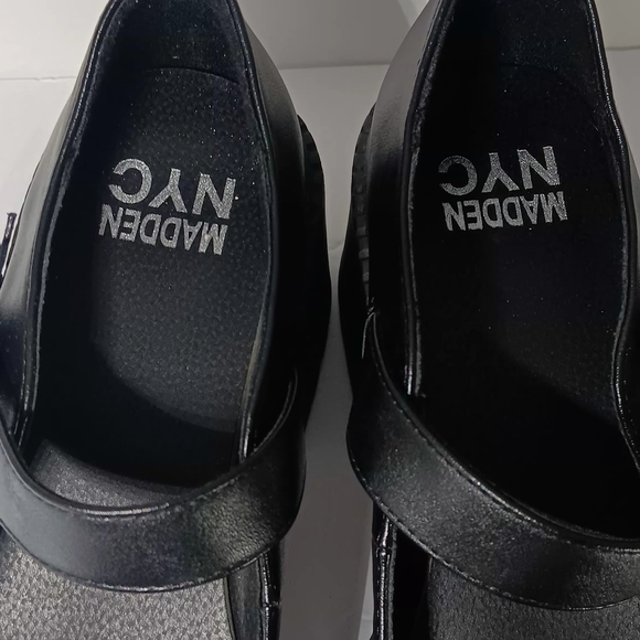 Modern NYC Black Platform Mary Janes - Picture 2 of 5